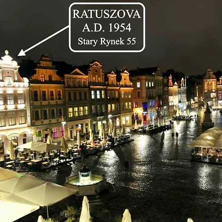 Ratuszova Stary Rynek Old Market Square Premium Apartments & Restaurant Ad 1954 Posen Exterior foto